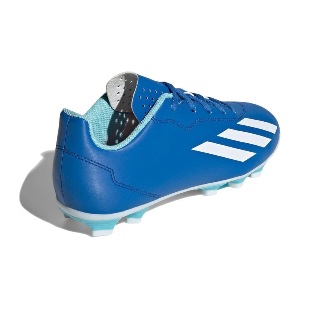 adidas X Crazylight.4 Youth Firm Ground Shoes (Bright Royal / White) - Image 3