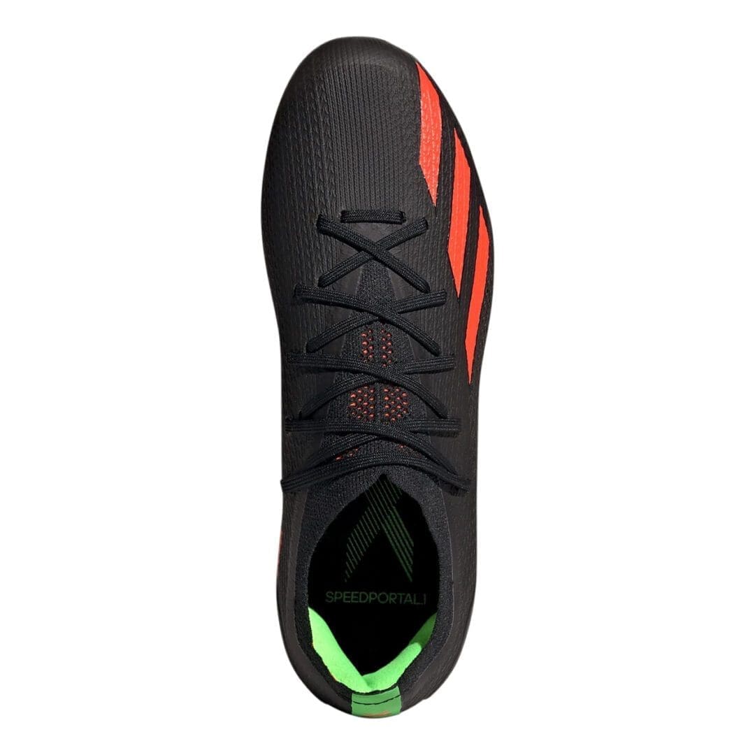 adidas X Speedportal.1 Firm Ground Shoes (Black / Solar Red) - Image 5