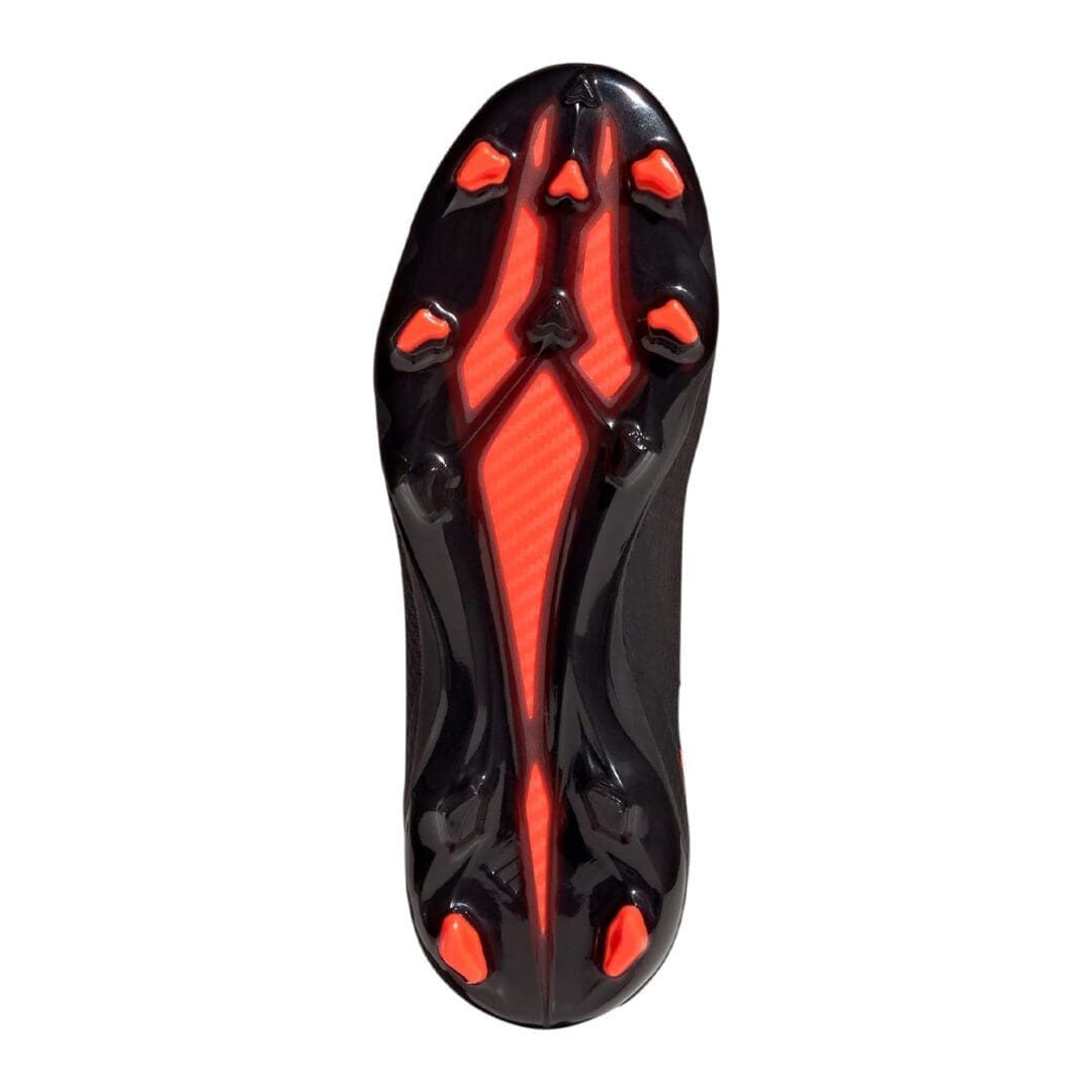 adidas X Speedportal.1 Firm Ground Shoes (Black / Solar Red) - Image 6