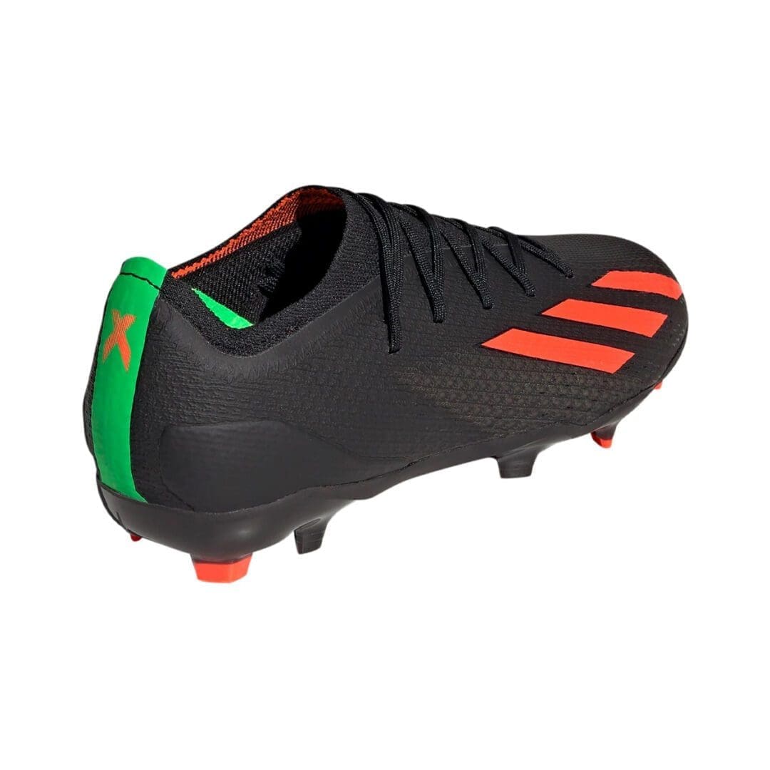 adidas X Speedportal.1 Firm Ground Shoes (Black / Solar Red) - Image 3