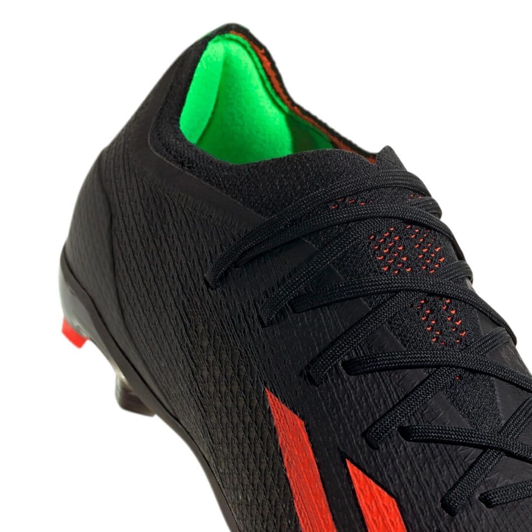 adidas X Speedportal.1 Firm Ground Shoes (Black / Solar Red) - Image 4