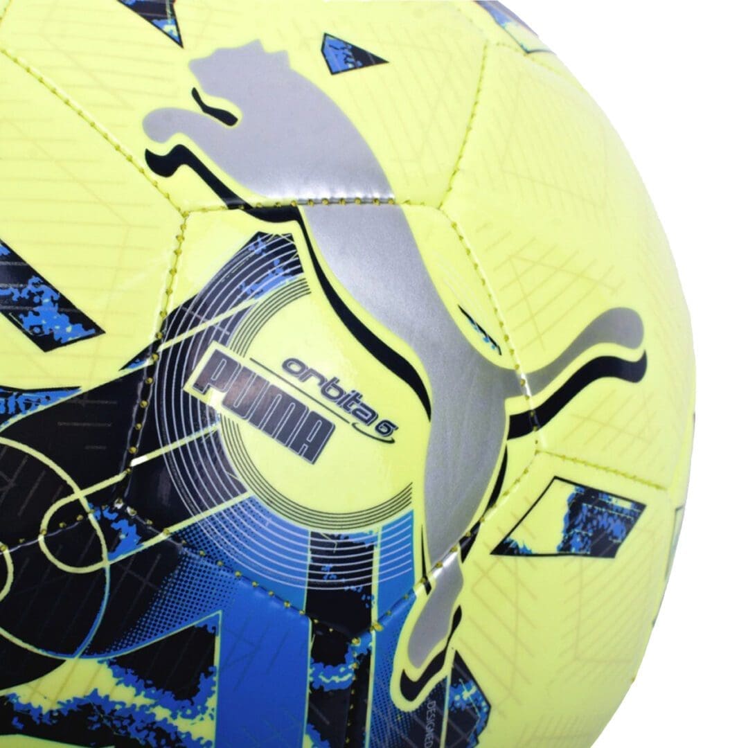 Puma Orbita 6 MS Soccer Ball - Fizzy Light-blue Glimmer - Image 2