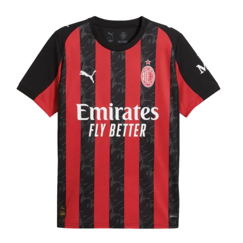 Puma AC Milan Home Men's Stadium Soccer Jersey 25/26