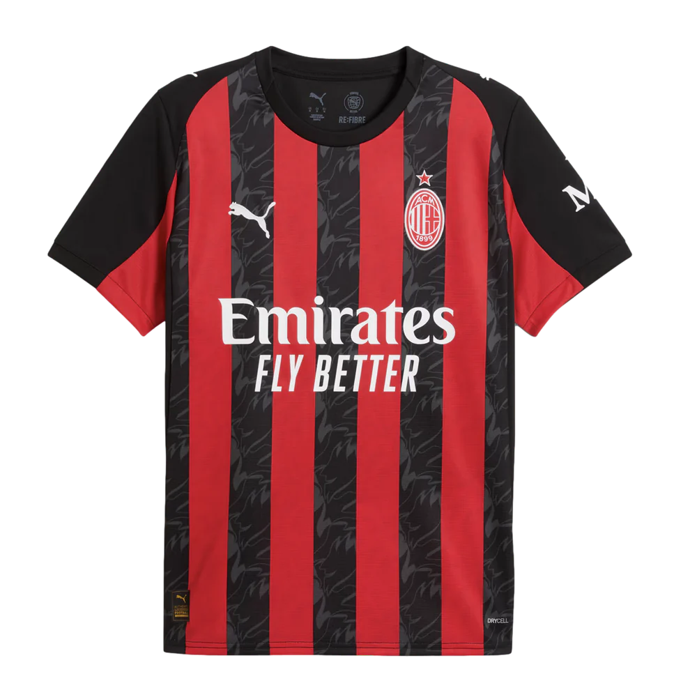 Puma AC Milan Home Men's Stadium Soccer Jersey 25/26