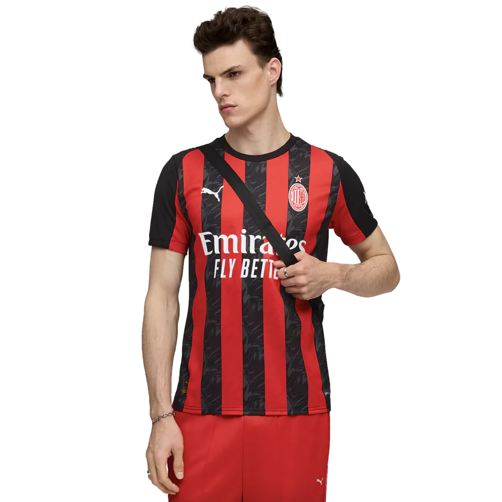 Puma AC Milan Home Men's Stadium Soccer Jersey 25/26 - Image 3