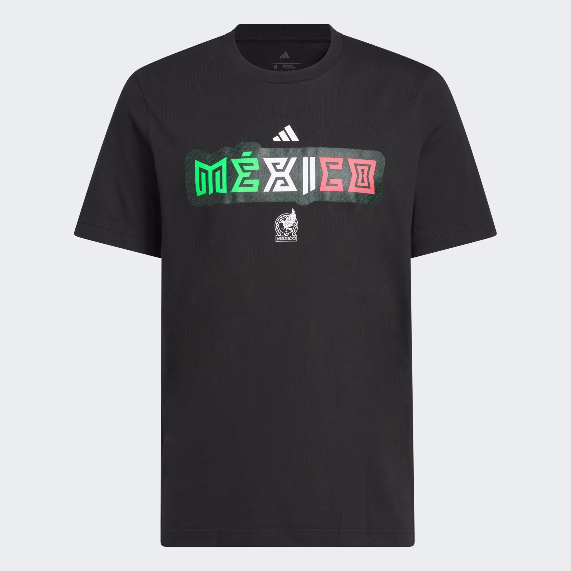 adidas World Cup Mexico Men's Home Graphic Tee 26 - Black