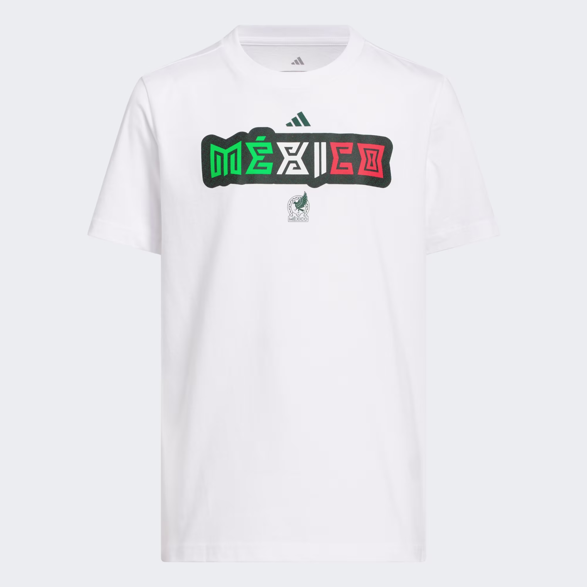 adidas World Cup Mexico Youth Home Graphic Tee 26 - White