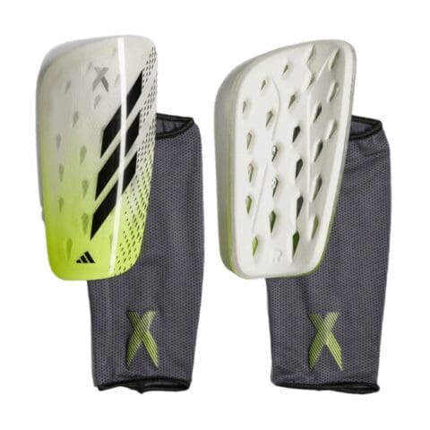 adidas X Shin Guards League Adults Green/White