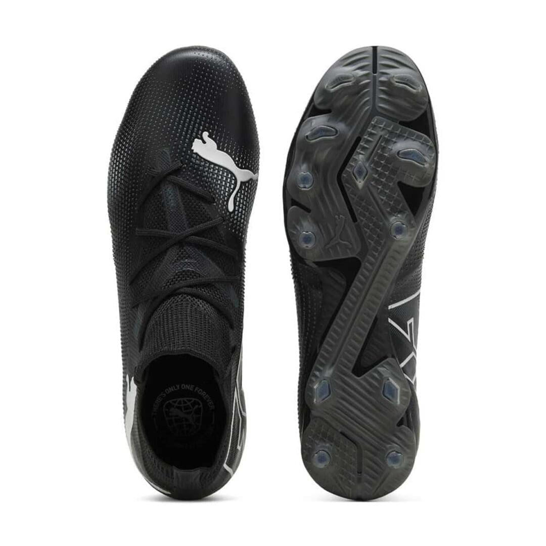 Puma Future 7 Match Firm Ground Soccer Cleats (Black) - Image 5