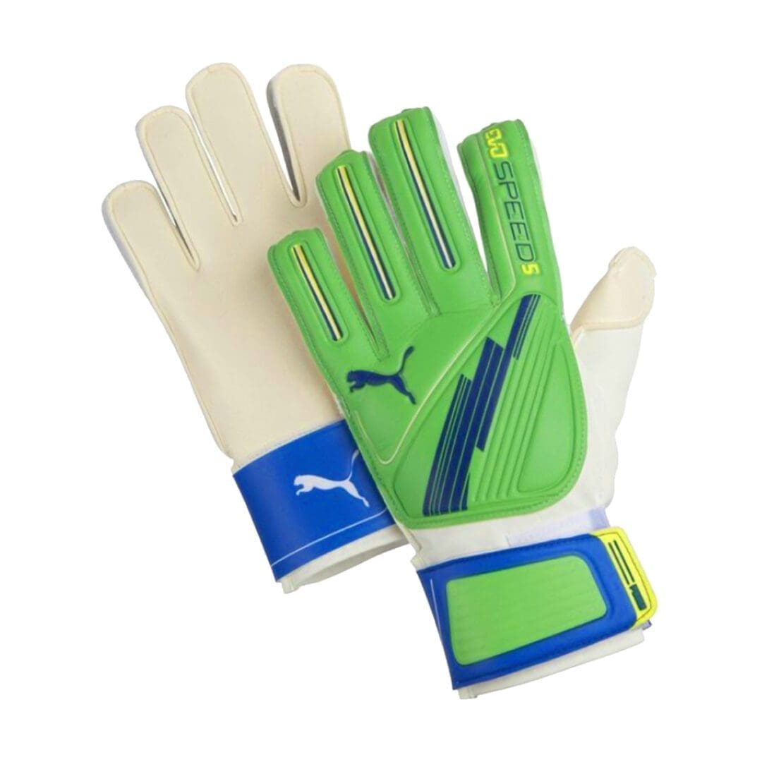 Puma Evospeed 5 Goalkeeper Glove Neon / Royal Blue - Image 2