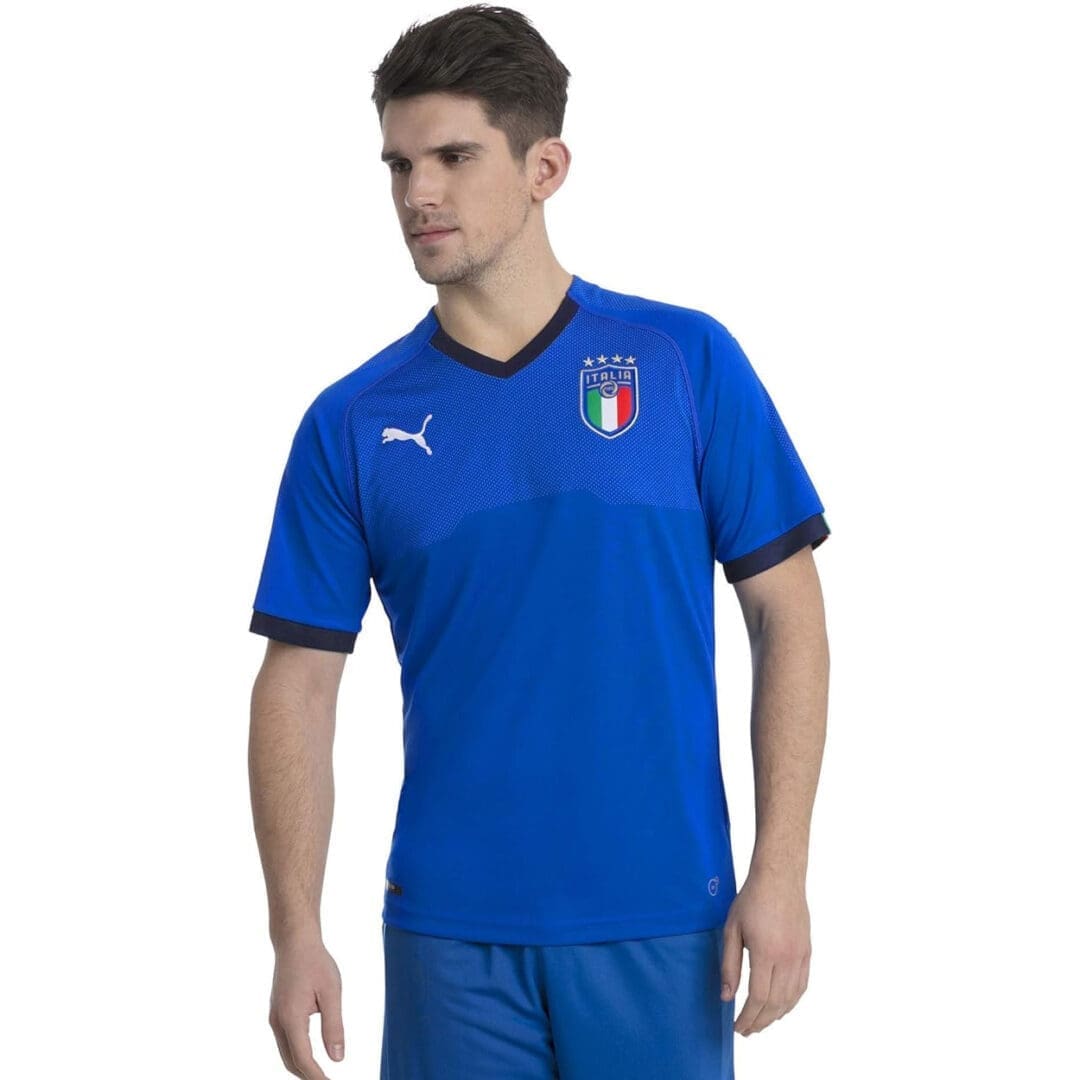 PUMA Italy Men's Stadium Home Jersey World Cup 2018 - Image 3