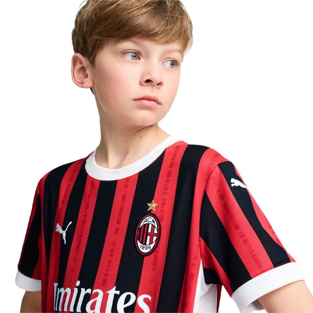 Puma AC Milan Youth Home Jersey 2024/25 - Image 2
