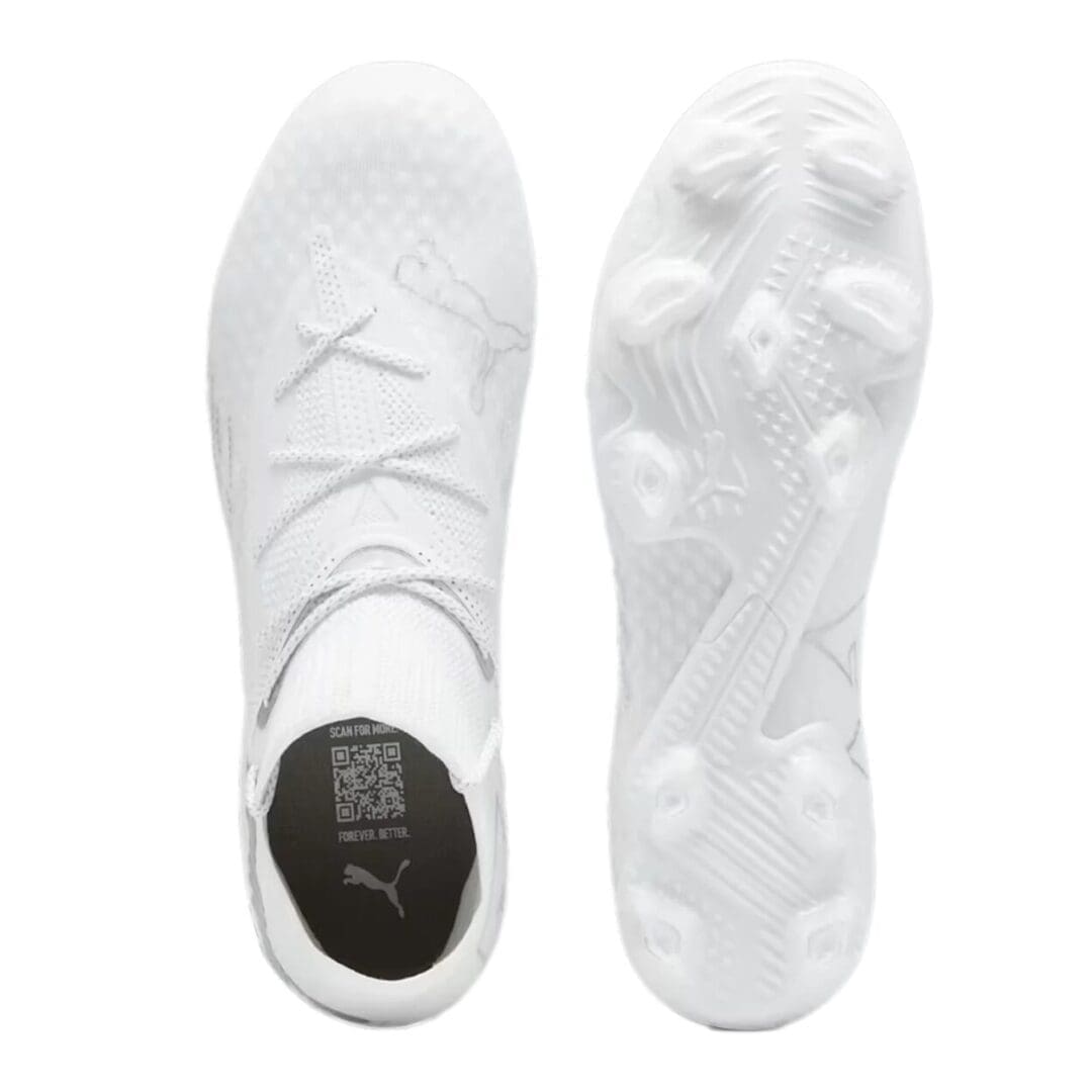 Puma Future 7 Ultimate FG/AG Cleats Shoes (White) - Image 5