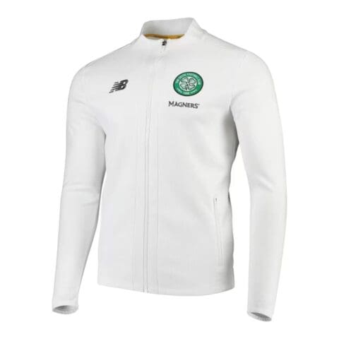 New Balance Celtic Men's Full-Zip Jacket (White)