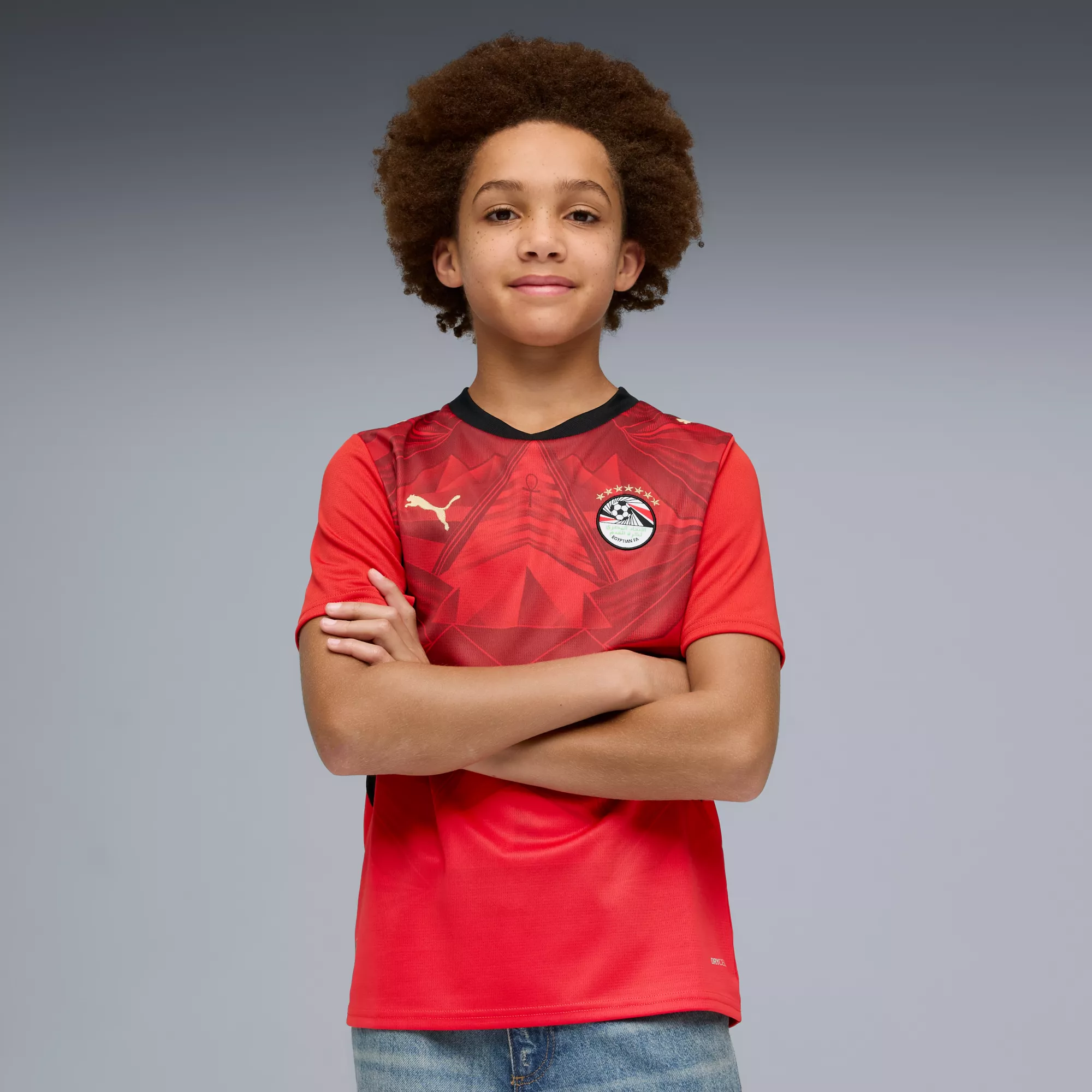 PUMA Egypt Youth Home Jersey World Cup 2026 - Image 3