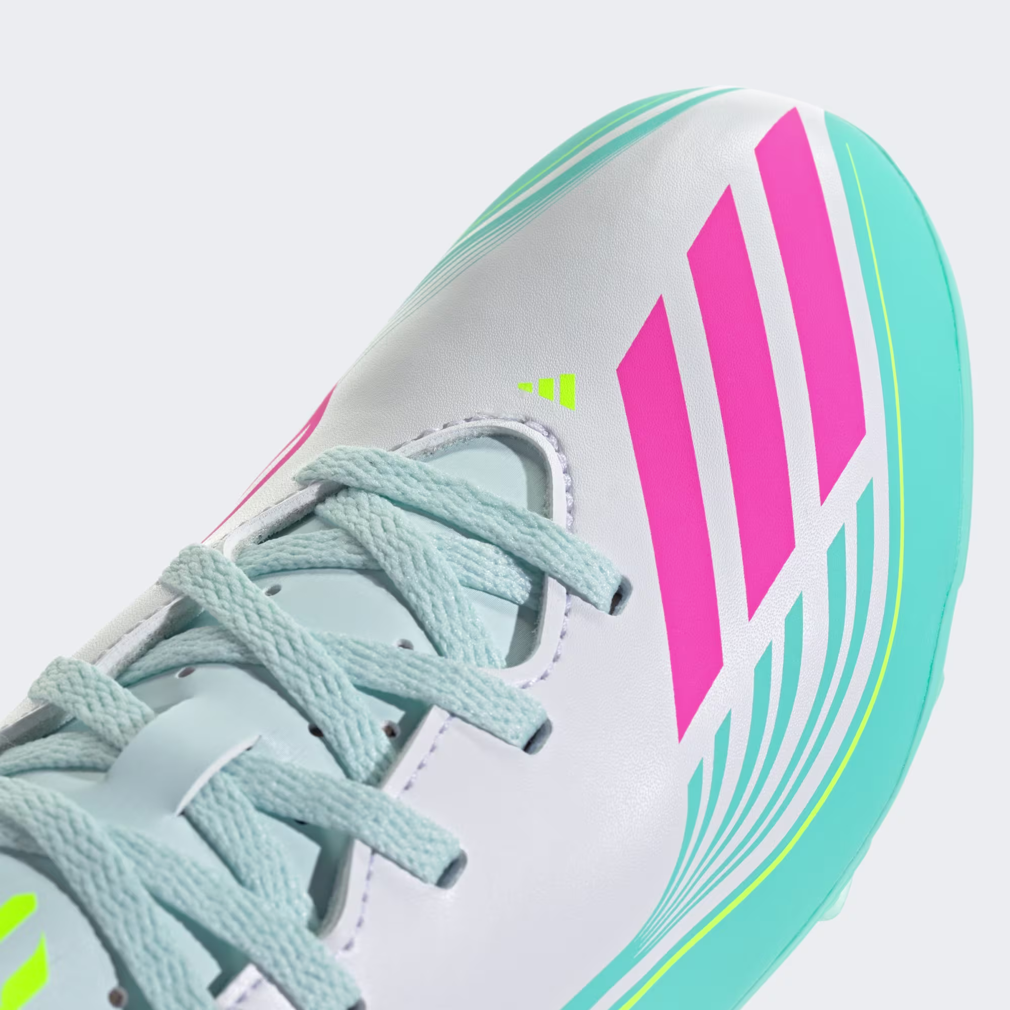 adidas F50 MESSI CLUB Youth Firm Ground / Multi Ground Soccer Cleats Aurora Radiant Pack - Image 9