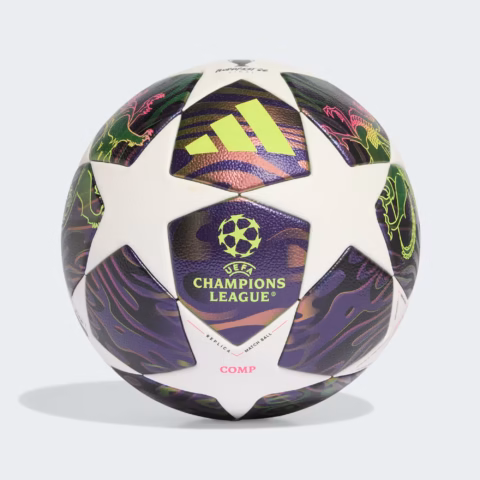 adidas UEFA Champions League Final Pro Ball - Dark Purple/White/Solar Yellow