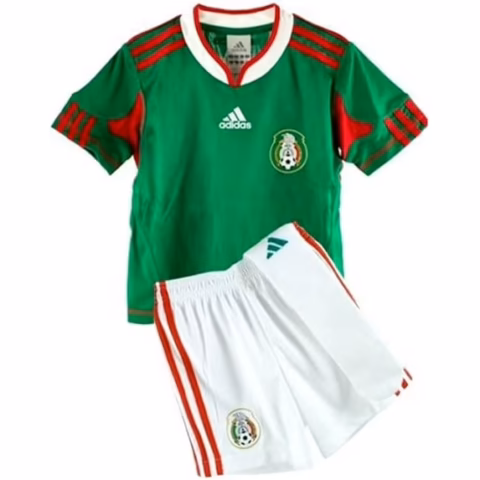adidas Mexico Home Mini Kit Soccer Set- 2010 World Cup