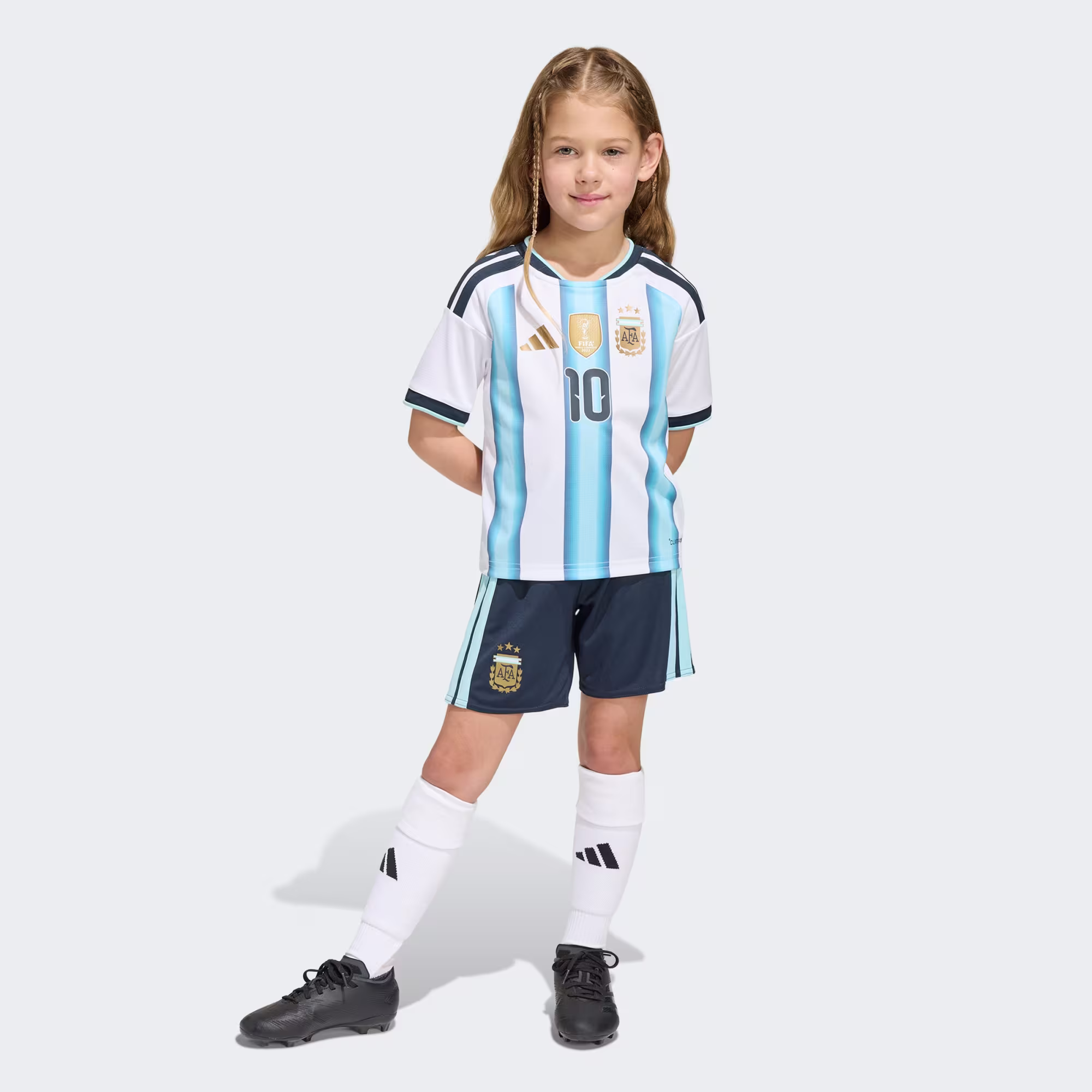 adidas Argentina Home Messi Kids Set 2026/27 - Image 5