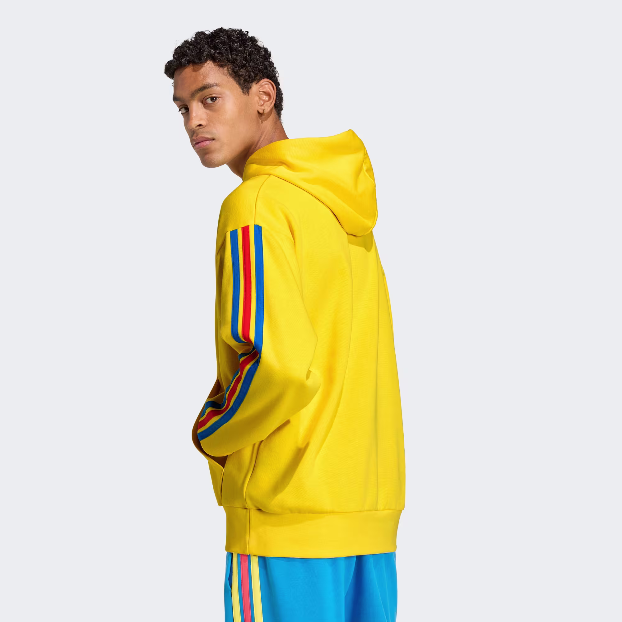 adidas Colombia Men's DNA Fleece Hoodie - Image 4