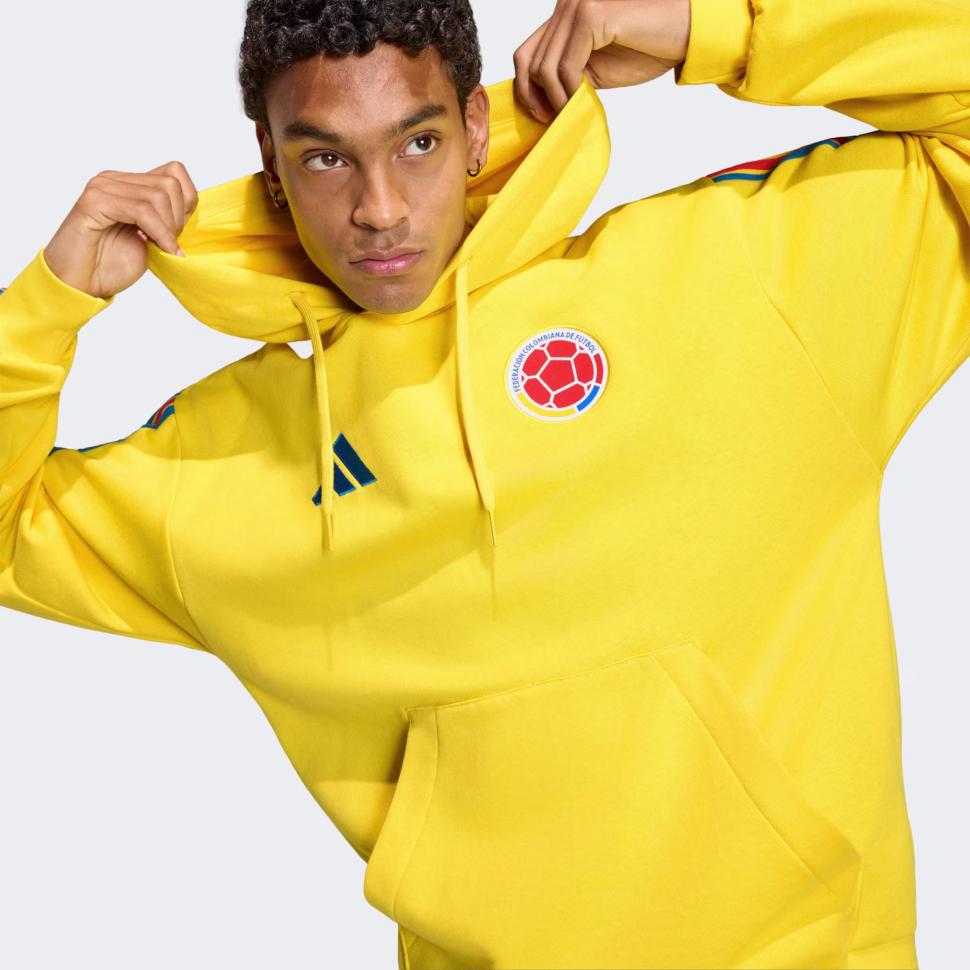 adidas Colombia Men's DNA Fleece Hoodie - Image 6