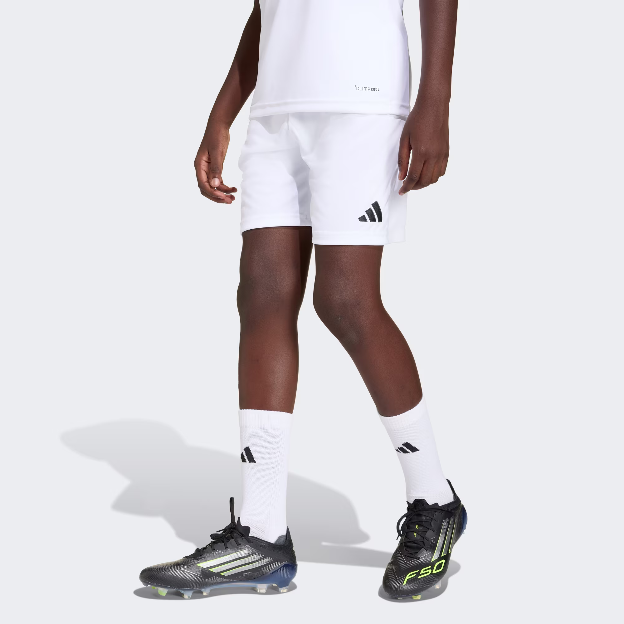 adidas Entrada26 Youth Shorts Kids White - Image 3