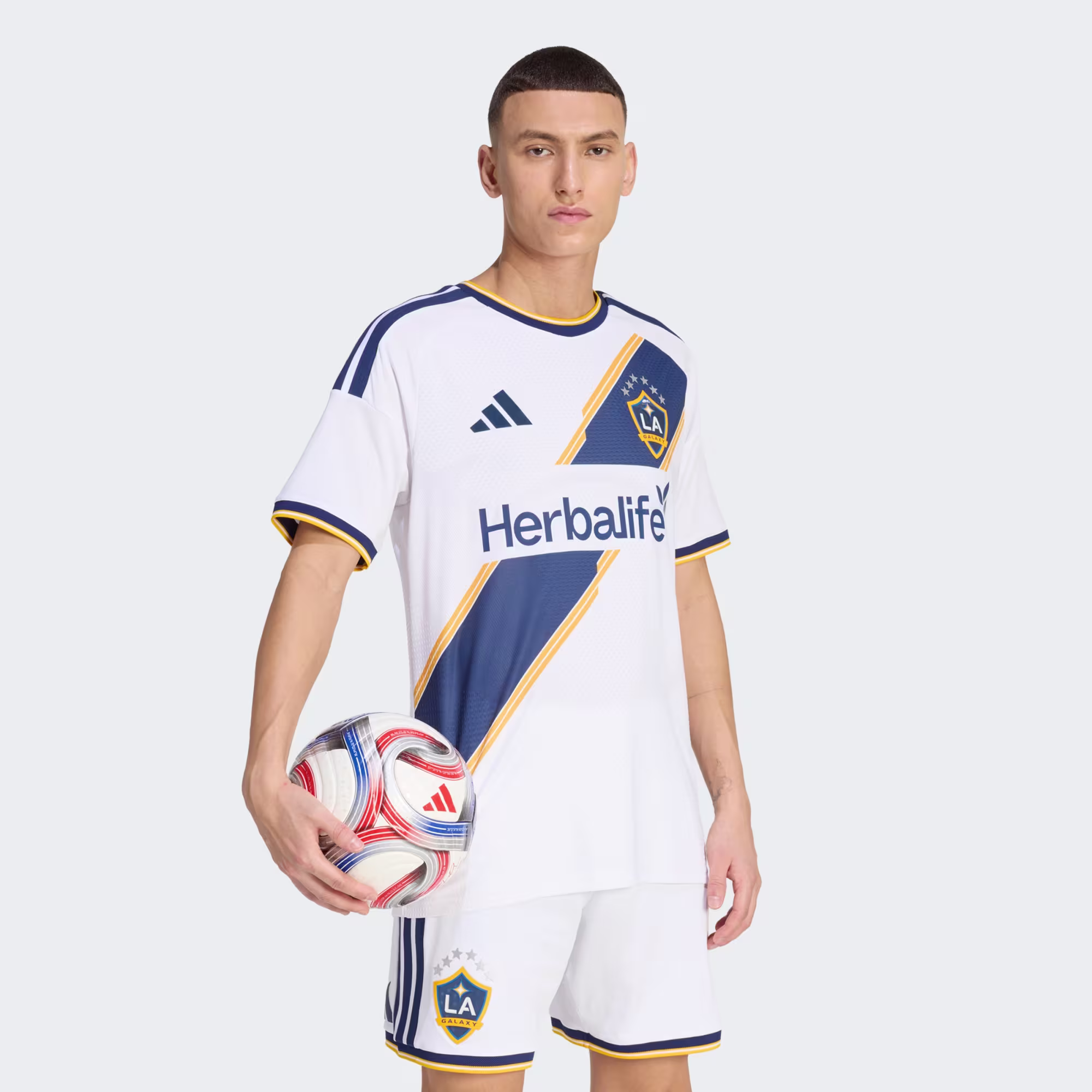 adidas LA Galaxy 26/27 Men's Home Authentic Jersey - Image 3