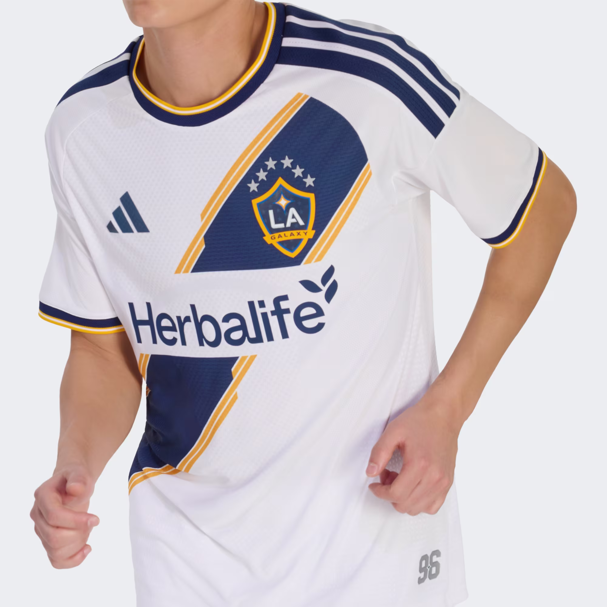 adidas LA Galaxy 26/27 Men's Home Authentic Jersey - Image 5