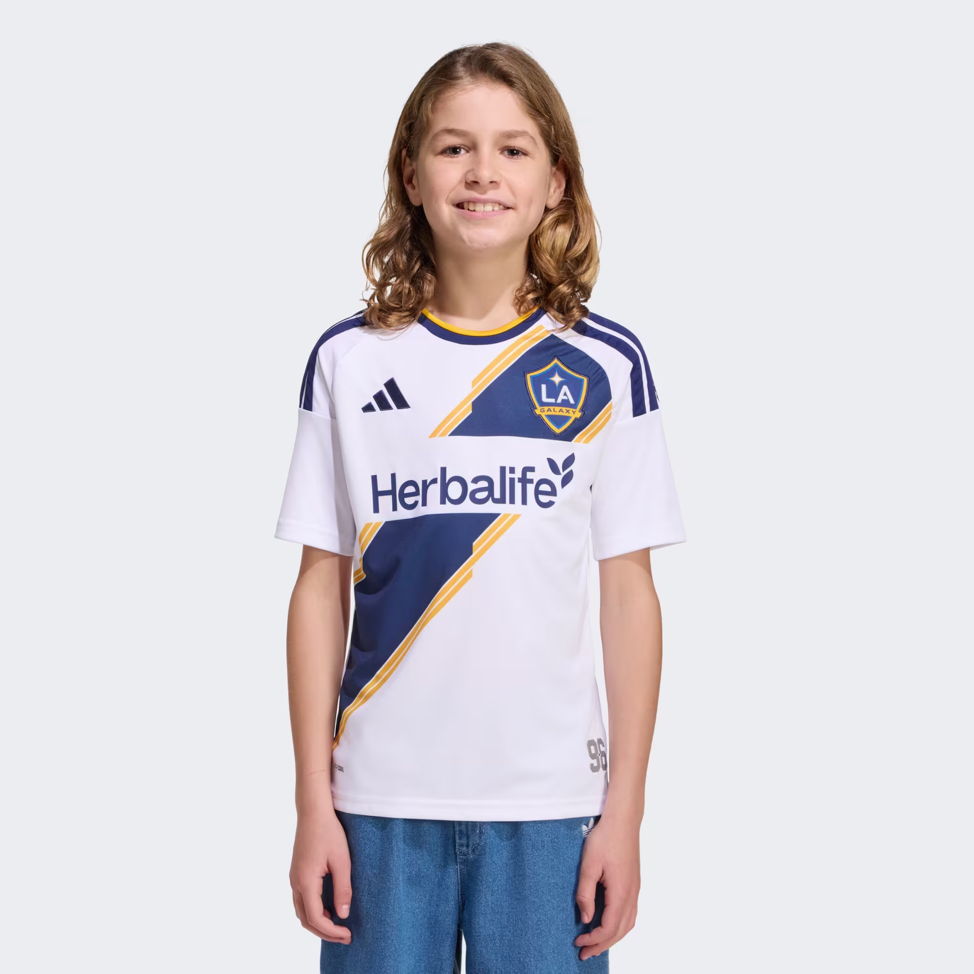 adidas LA Galaxy 26/27 Youth Home Jersey Kids - Image 3