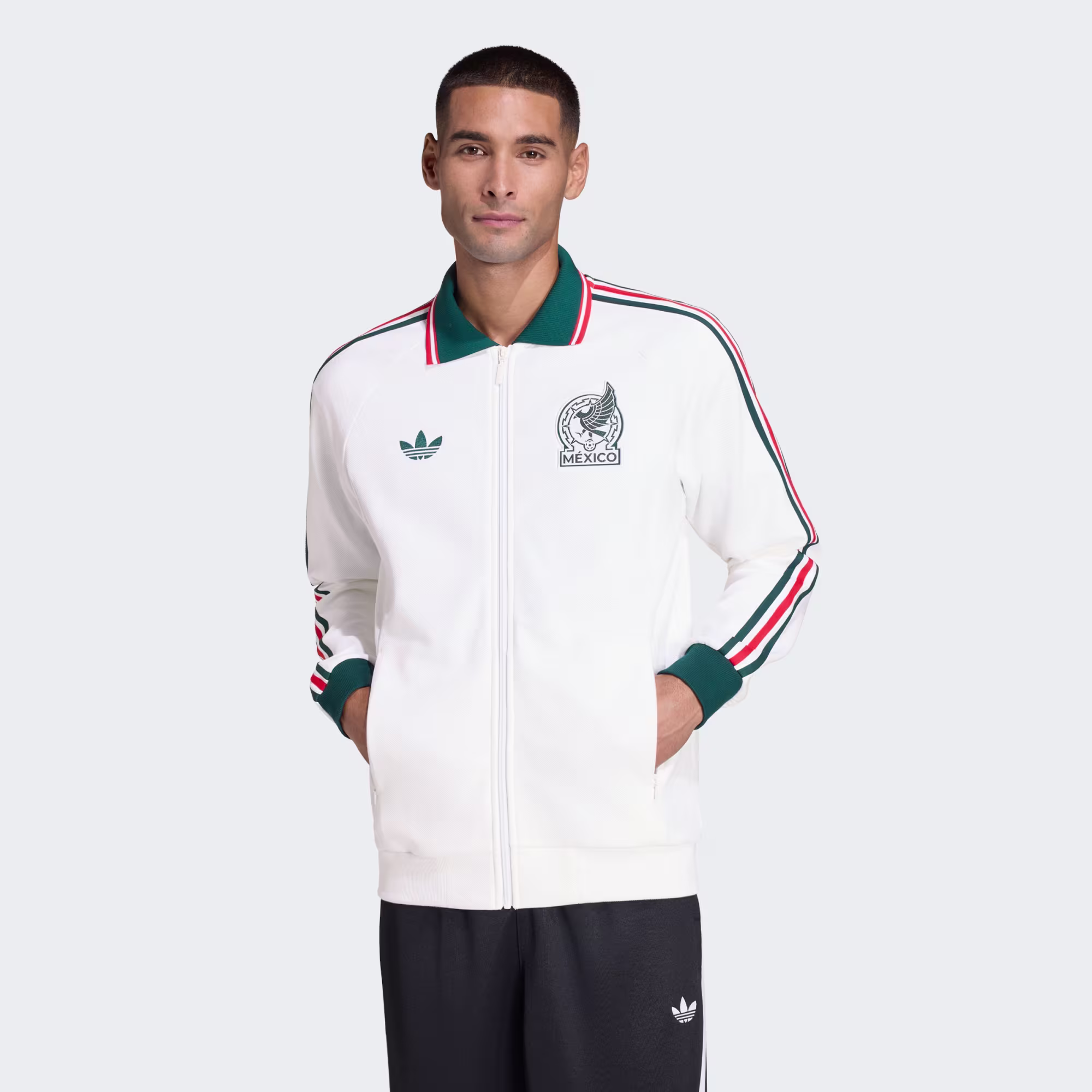 adidas Mexico Men's Away Anthem Jacket - Image 2