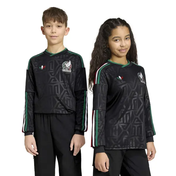 adidas Mexico 2026 Stadium Third Youth Long-Sleeve Jersey - Image 3