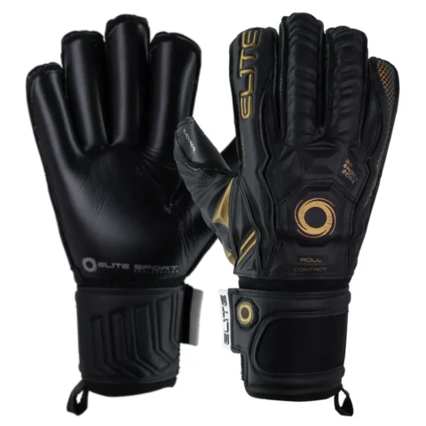 Elite Sport Black Real Goalkeeping Gloves