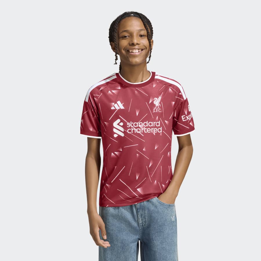 adidas Liverpool FC Unisex Home Jersey Youth 26/27 - Image 3