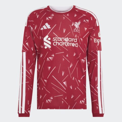 adidas Liverpool FC Men's Home Jersey Long Sleeve 26/27
