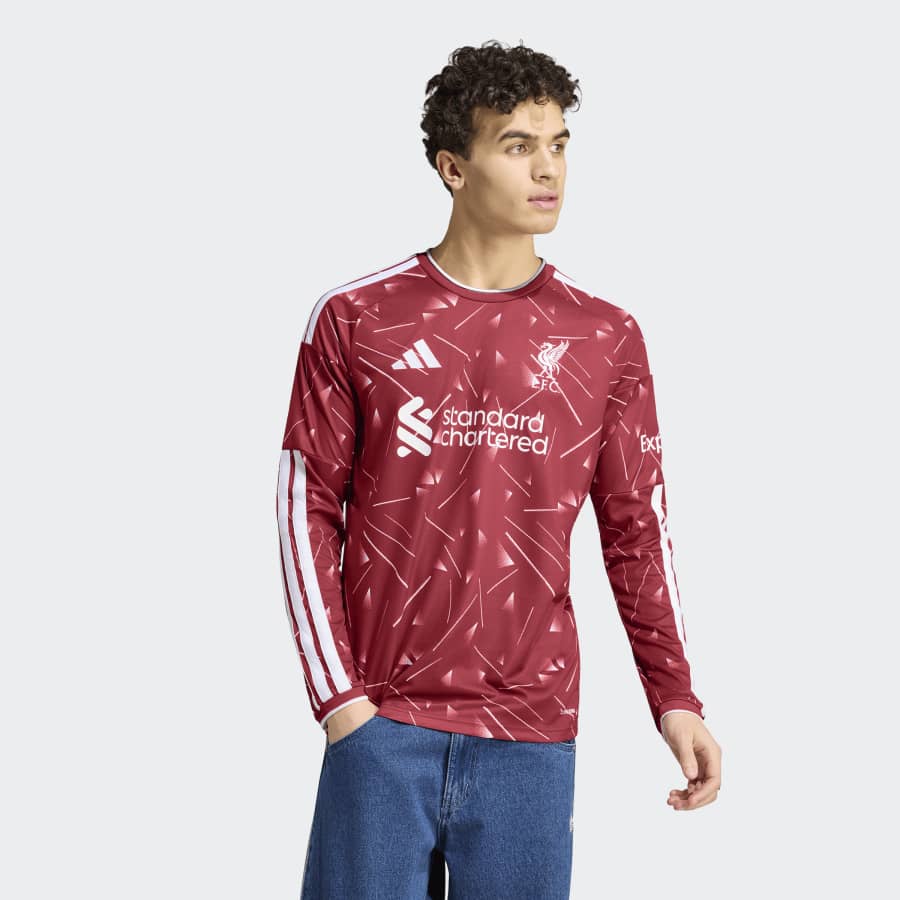 adidas Liverpool FC Men's Home Jersey Long Sleeve 26/27 - Image 3