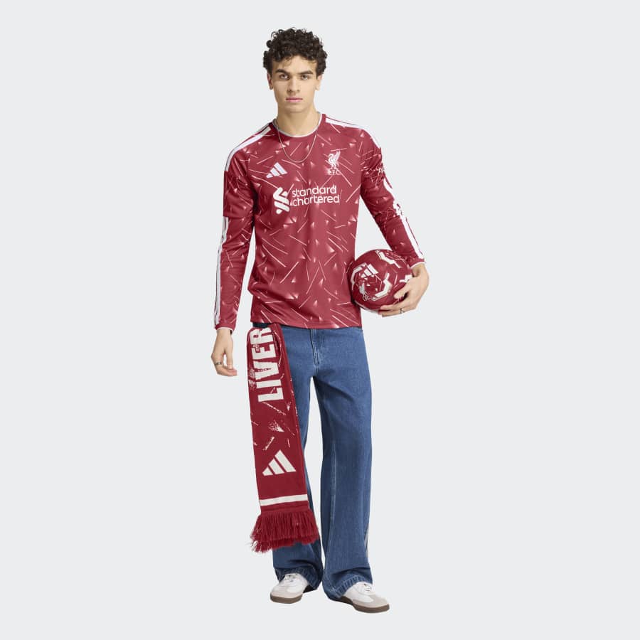 adidas Liverpool FC Men's Home Jersey Long Sleeve 26/27 - Image 6