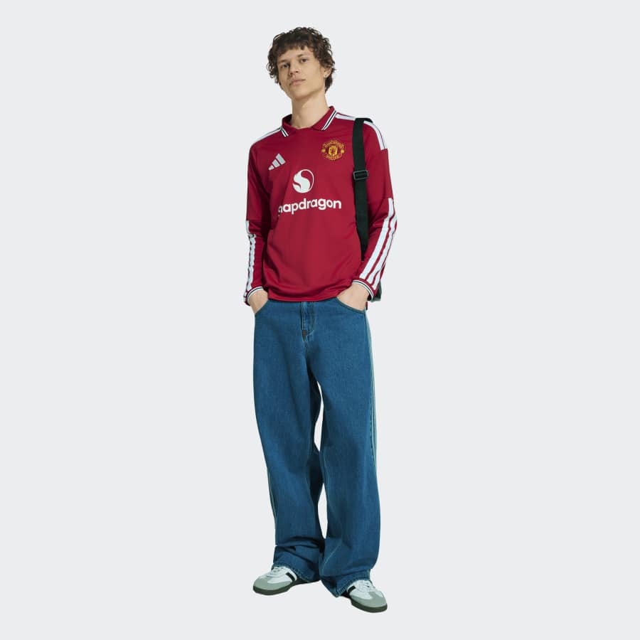 adidas Manchester United Home Men's Jersey Long Sleeve 26/27 - Image 5